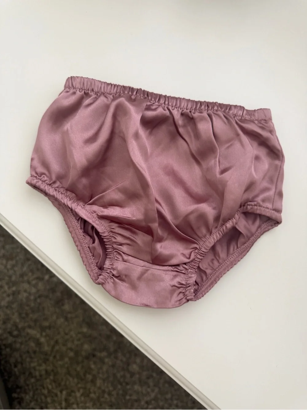 Kids Satin Bloomers - Dusty Rose